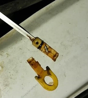 Отломившаяся новая ручка