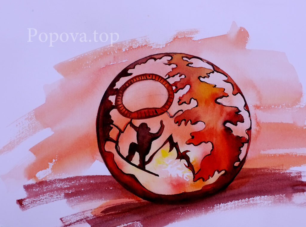 «Груша» Картина ( этюд ) А4 Акварель Наталия Попова — Профессиональный Художник Арт фестиваль NewArtFest 2019