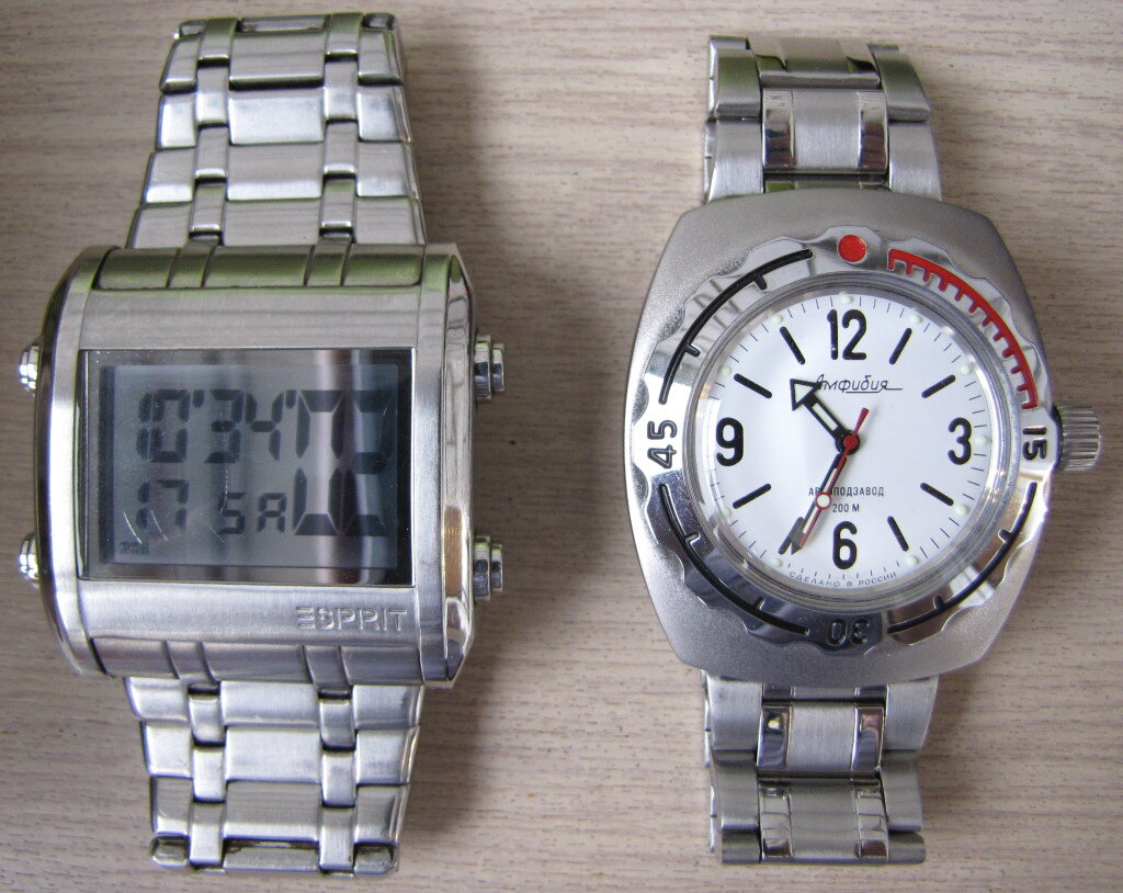 Слева ESPRIT, справа Восток Амфибия