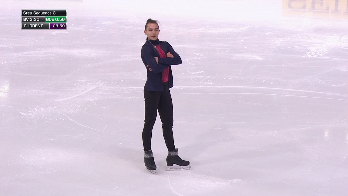 Скриншот с выступления