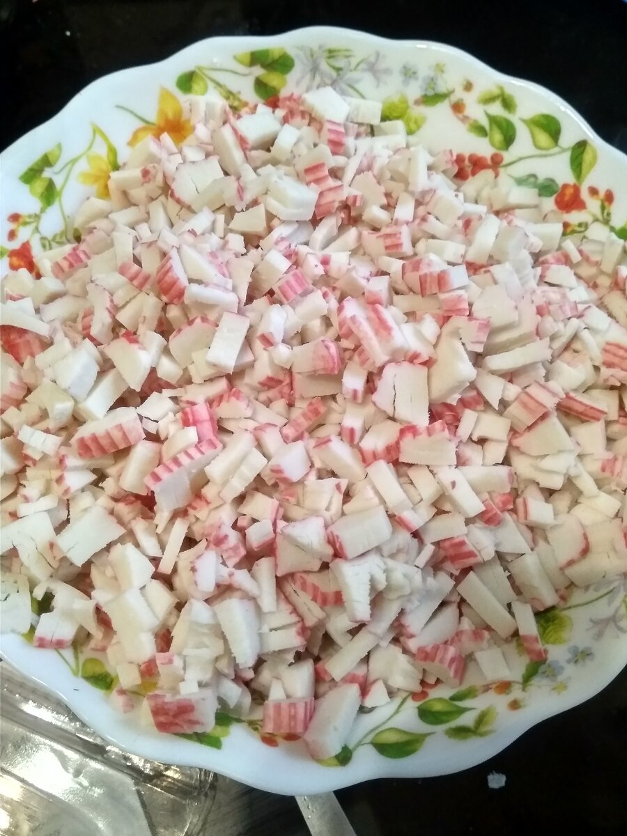 Режем по возможности помельче.