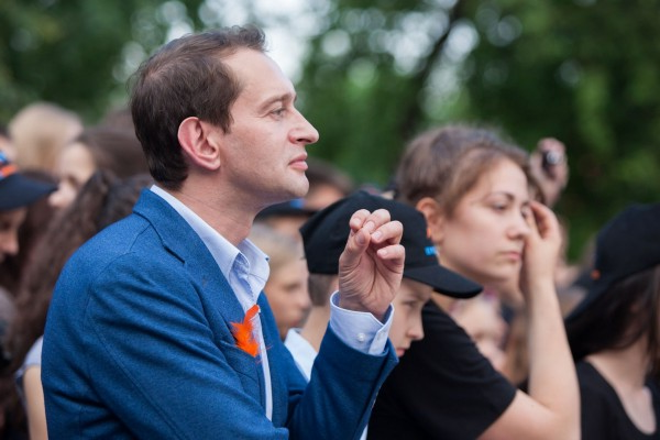 На выступлении