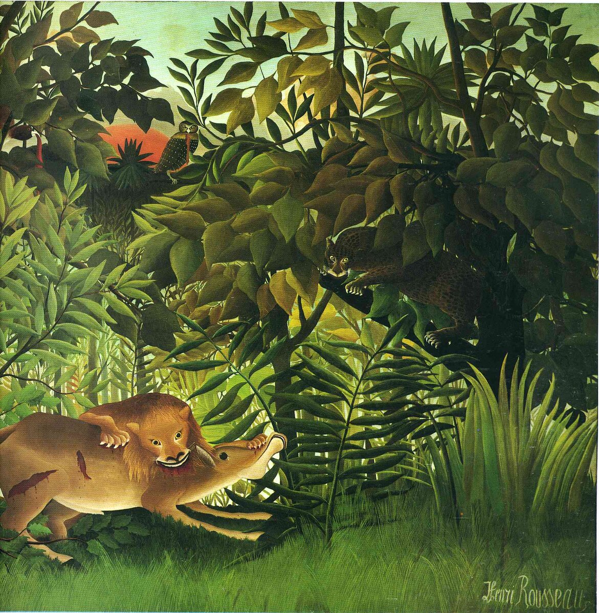 Henri rousseau картины