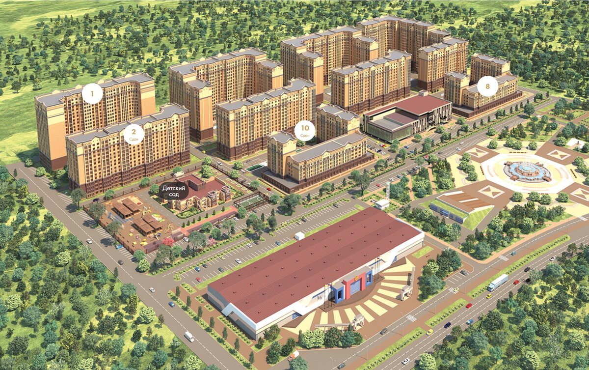 Генплан ЖК "Российский". 