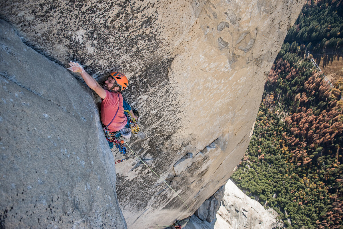 Скала el Capitan скалолаз