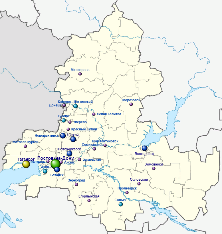 Карта населения Ростовской области. Карта Ростовской области с городами. Карта плотности населения Ростовской области. Города Ростовской области на карте Ростовской области. Название городов ростовской области