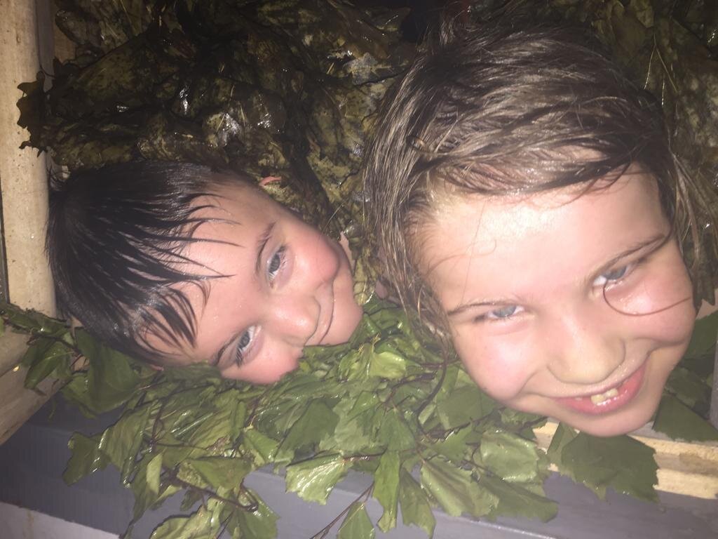 Долгое пребывание детей в бане - основной показатель комфортной температуры