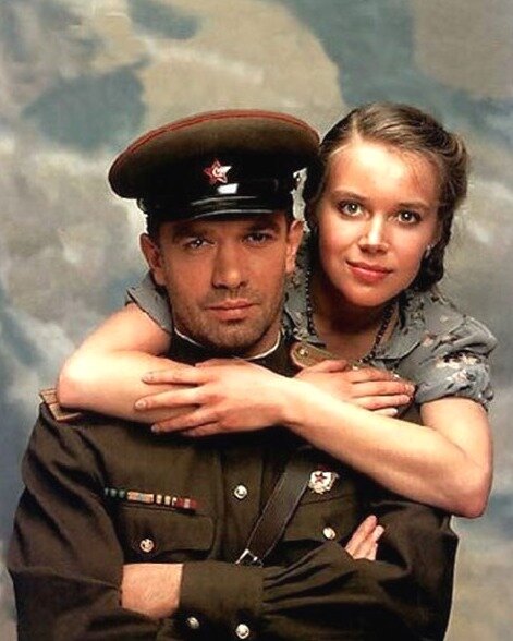 Кадр из фильма "Вор". Екатерина Редникова и Владимир Машков .