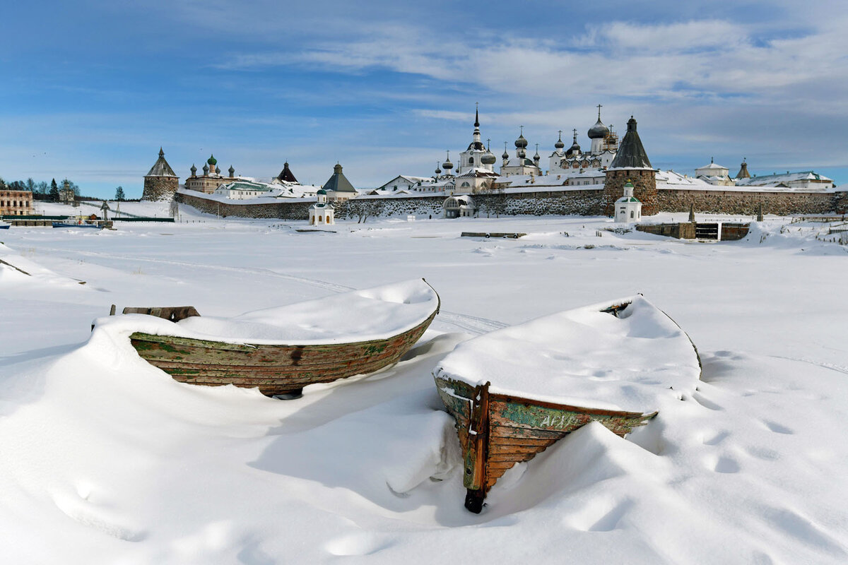 Архангельск Соловки зимой