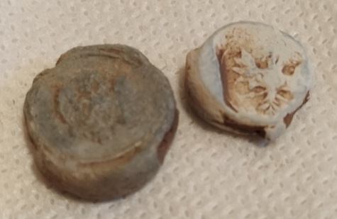 Качество фото... ну, простите:( Освещение так себе. Тем не менее, орлы видны.