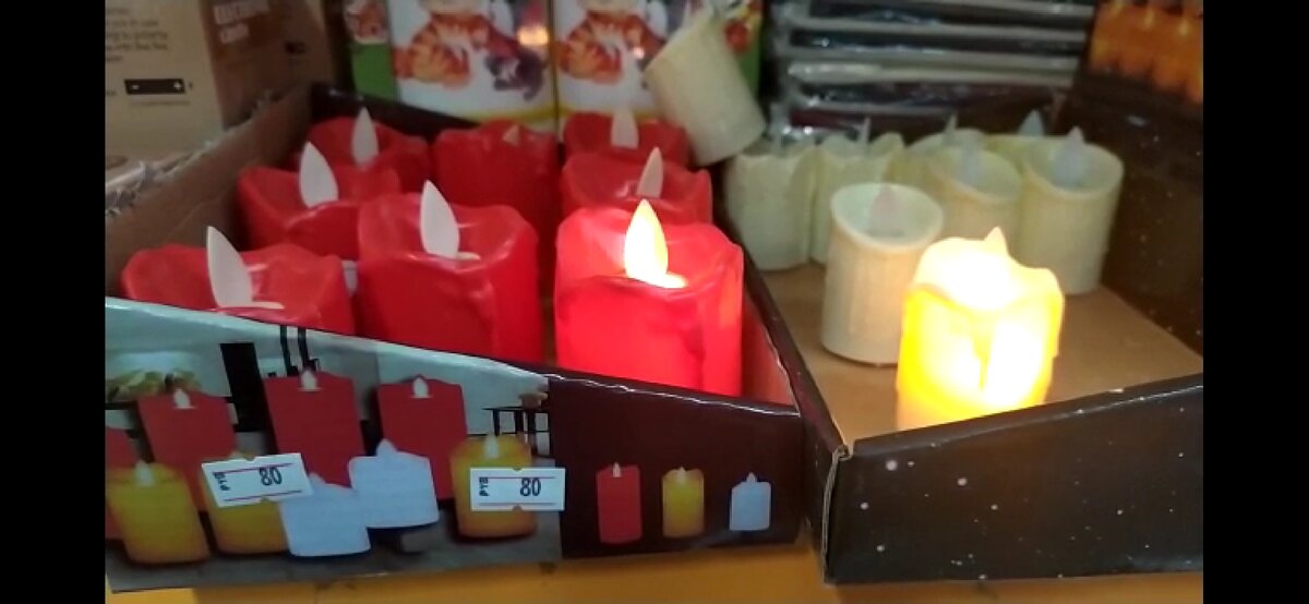 Купил свечей 7 штук по 80руб