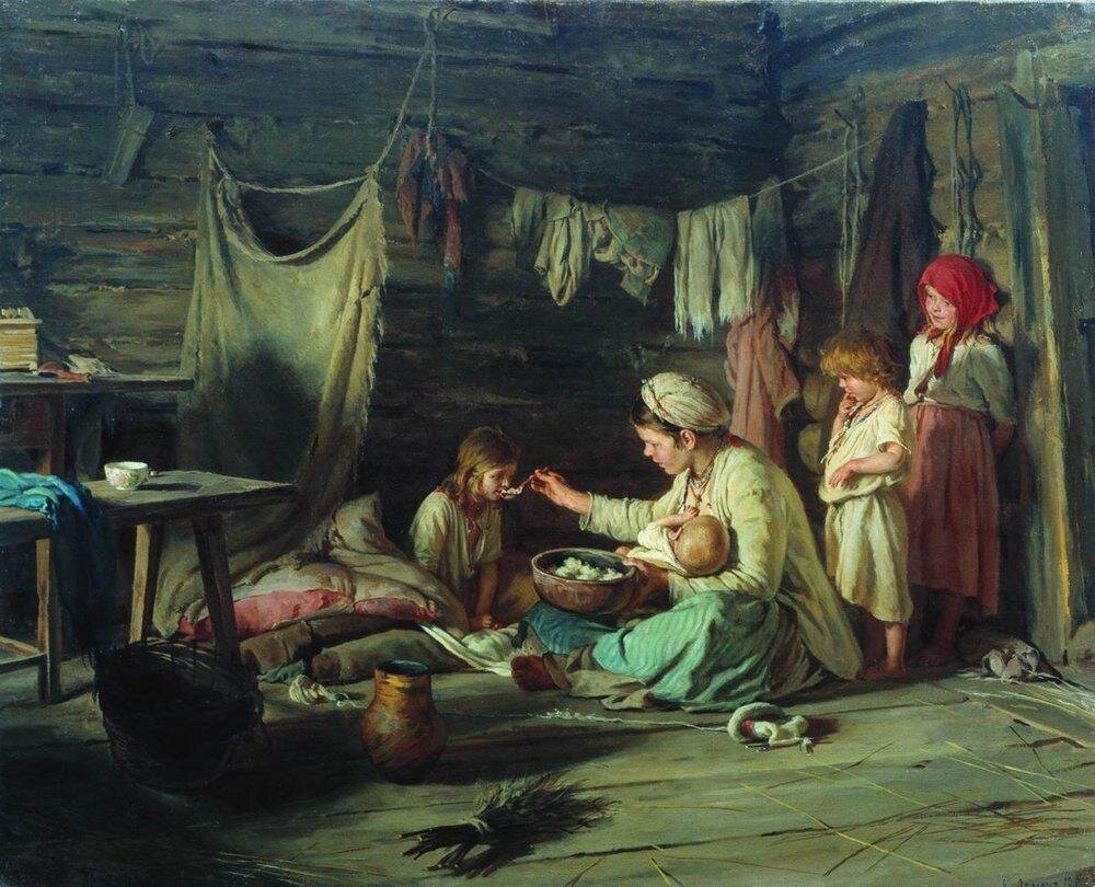 К. Лемох "Выздоравливающая" 1889