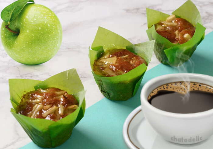 кекс с яблоками - простой рецепт домашней выпечки