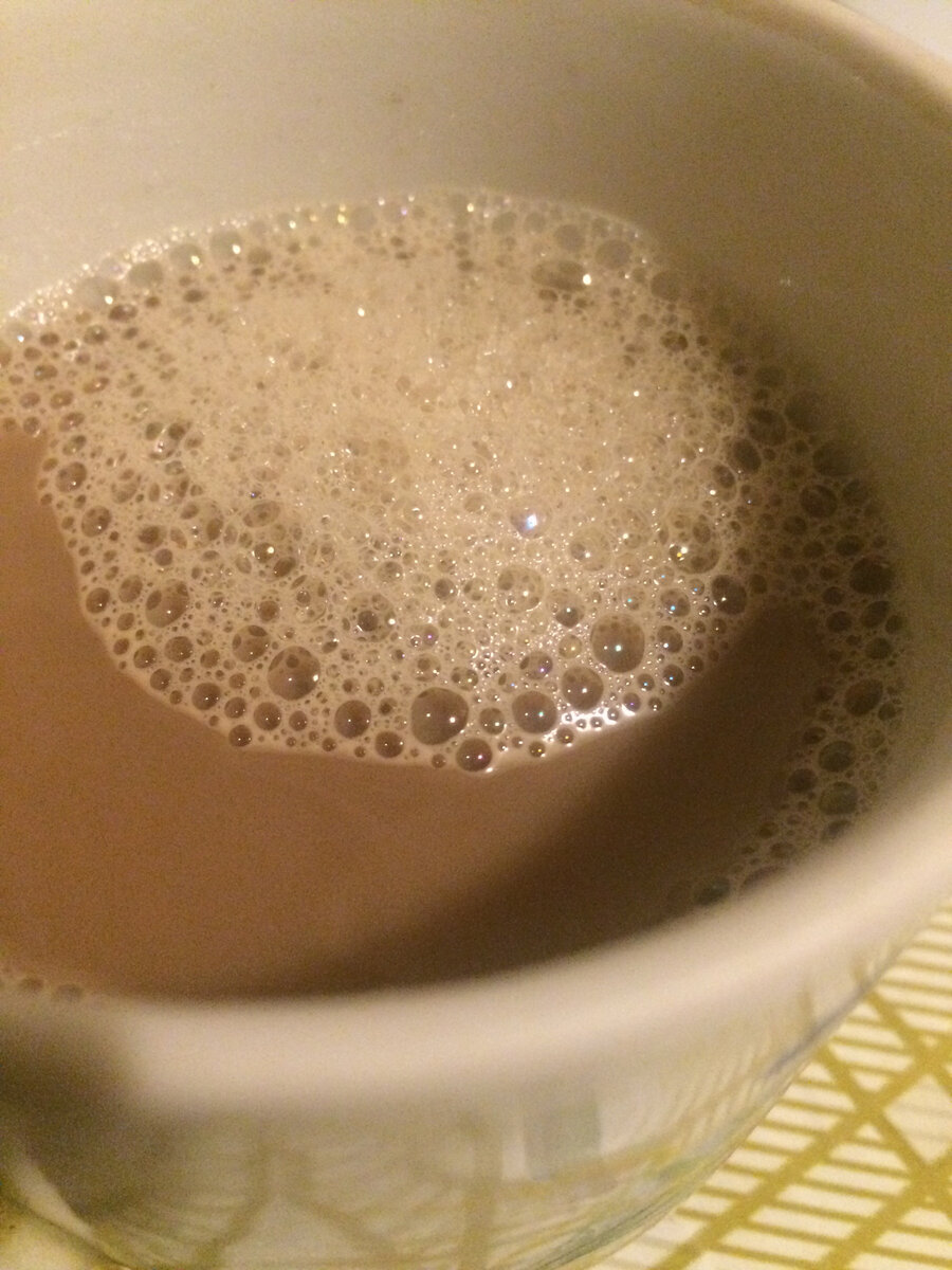 Скажу сразу, картинка не может передать всю полноту вкуса и аромата получившегося кофейного напитка. Однако цвет мне всегда нравился, как и вкус.