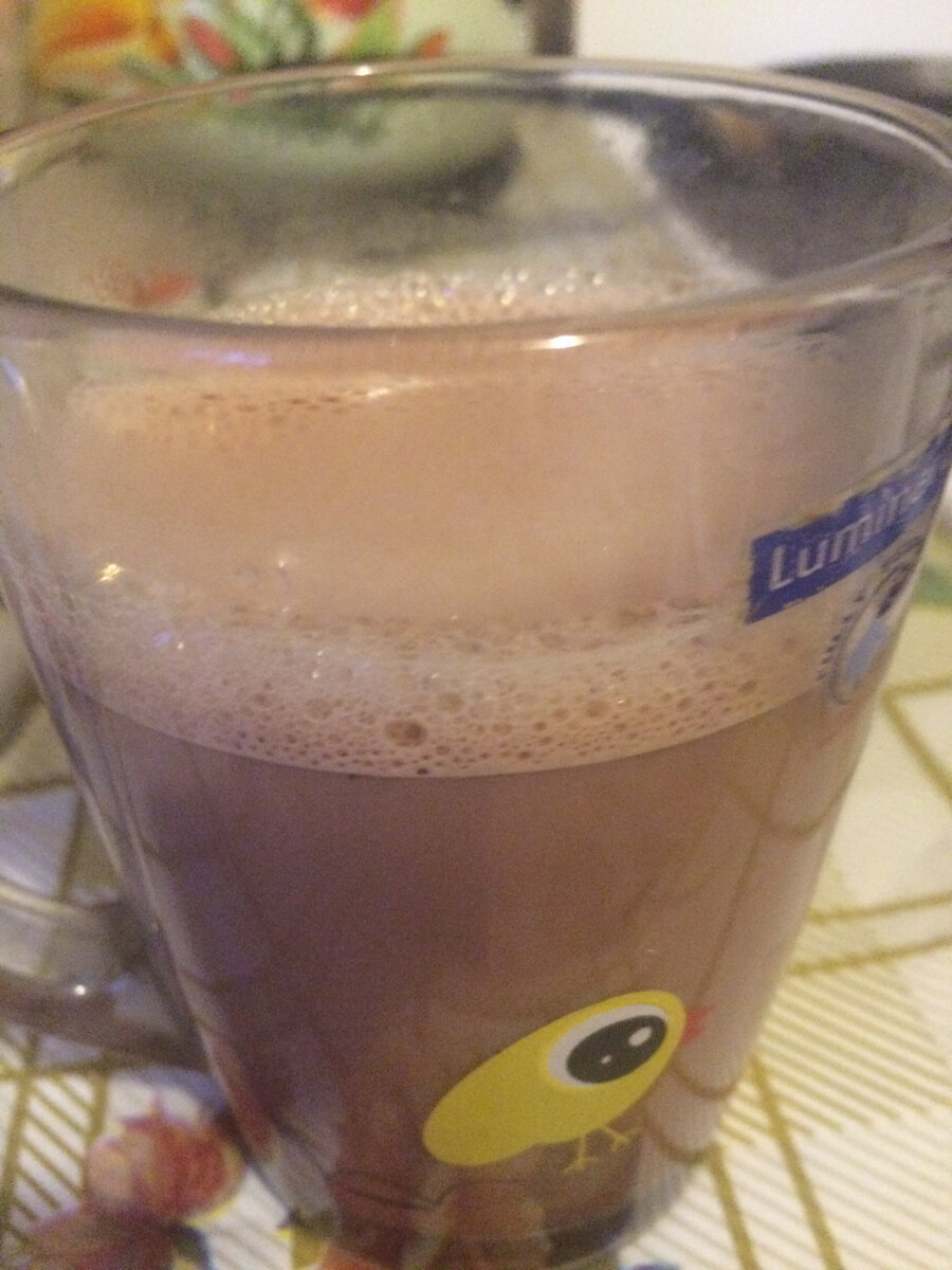 Вот какой он получается после варки. особенно мне нравится пенка.