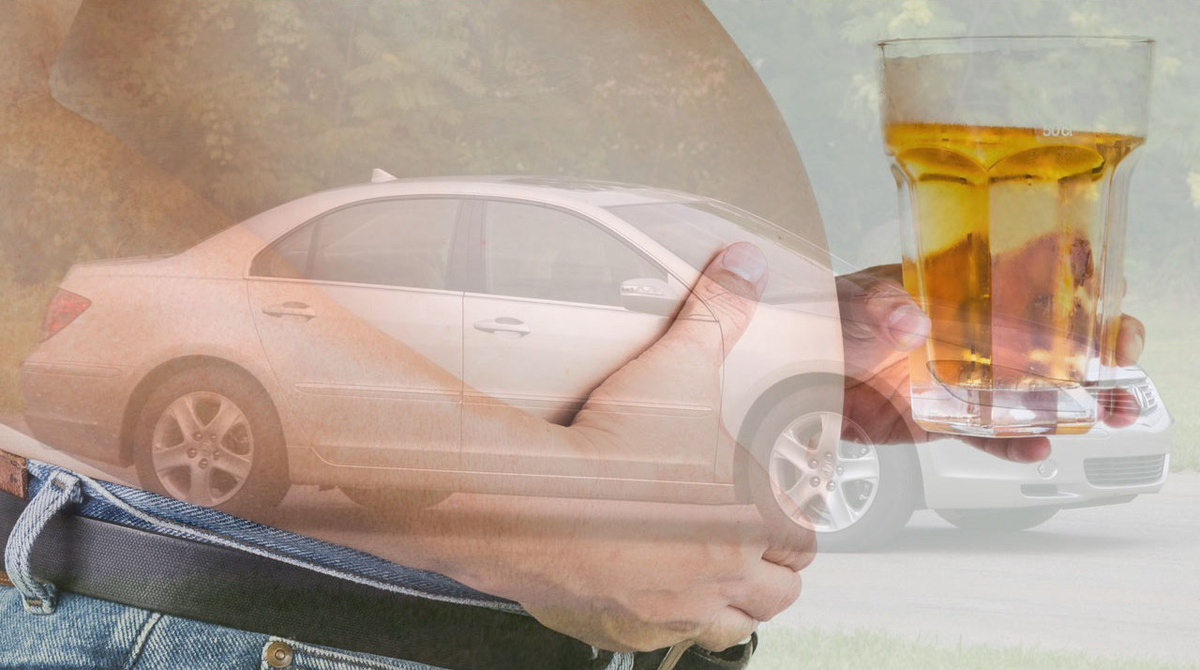 Пивной живот не поможет при ДТП