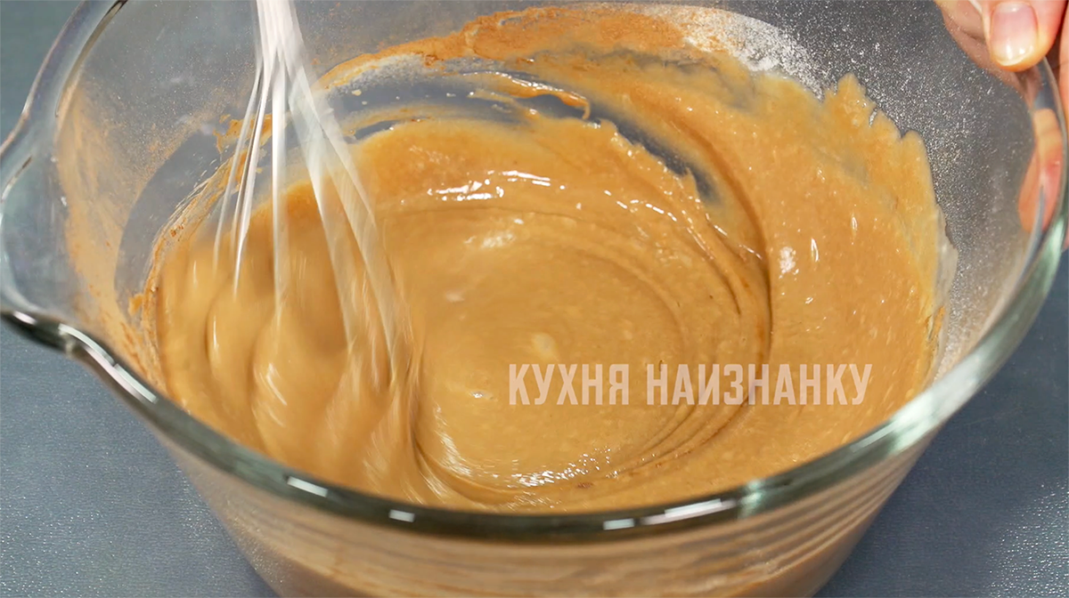 Тесто получается как густая сметана