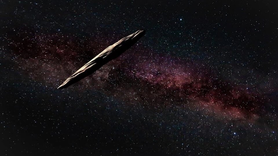 Вот так выглядит некий Оумуамуа 