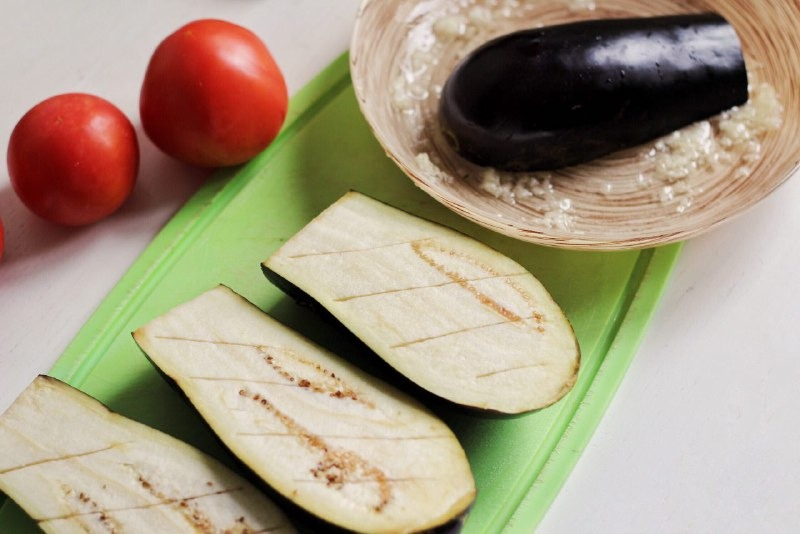 Запеченные баклажаны. Вкуснота!