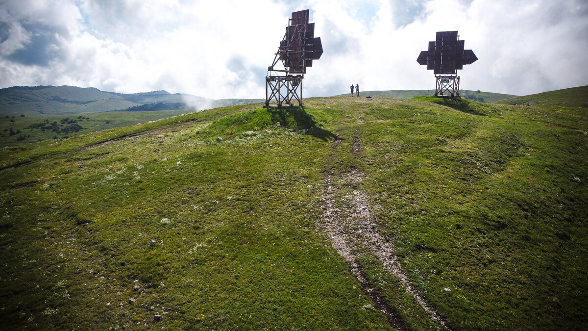Ретрансляторы на горе Северная Демерджи