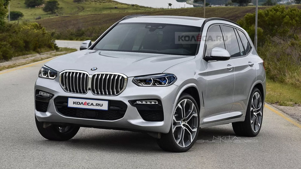 рендер обновленного BMW X3
