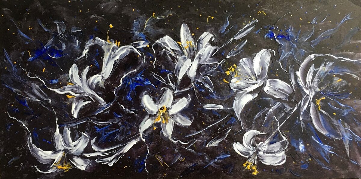Dağ Lili. Холст масло 60х30 Мария Иванова 2019
