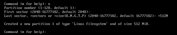 Установка Arch Linuxпутём создания раздела на диске и последующего форматирования через командную строку 