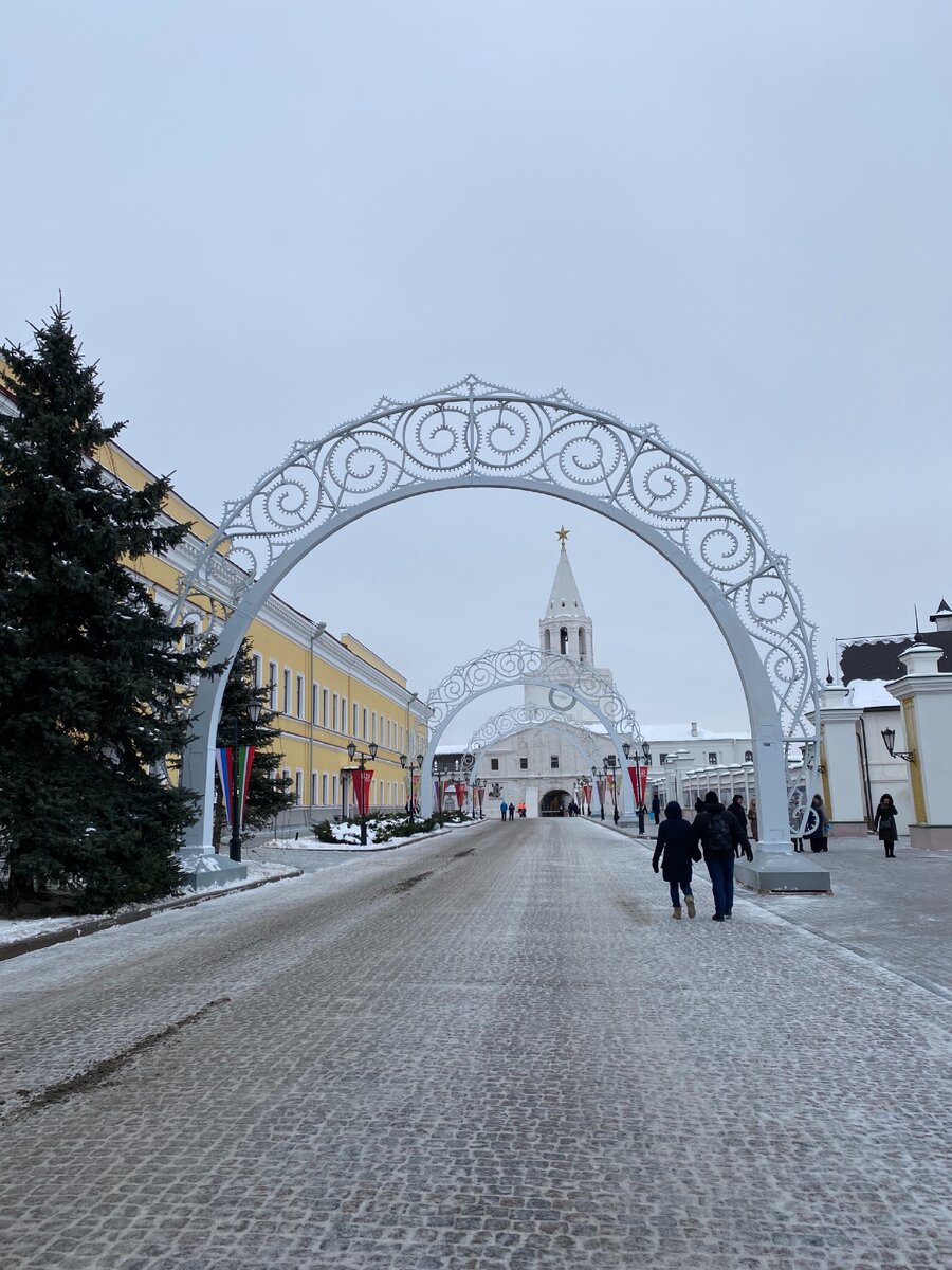 парк горького казань зимой