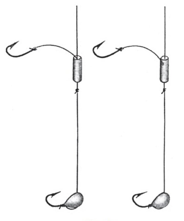 Как сделать два крючка на удочку. Как привязать мормышку на леску зимней удочки. Зимняя рыбалка оснастка догонялка. Привязать 2 крючка на поводок. Как привязывать мормышки для зимней рыбалки.