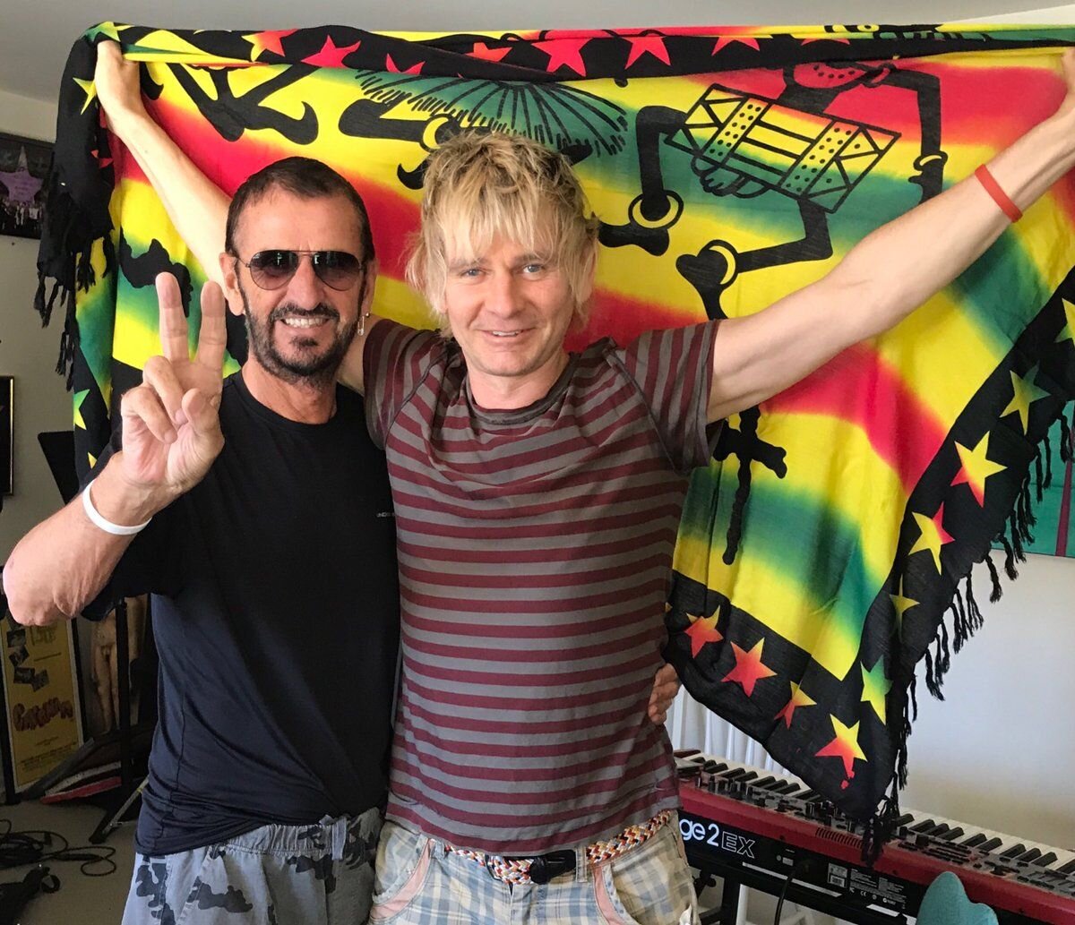 Ринго Старр и его сын Зак Старки