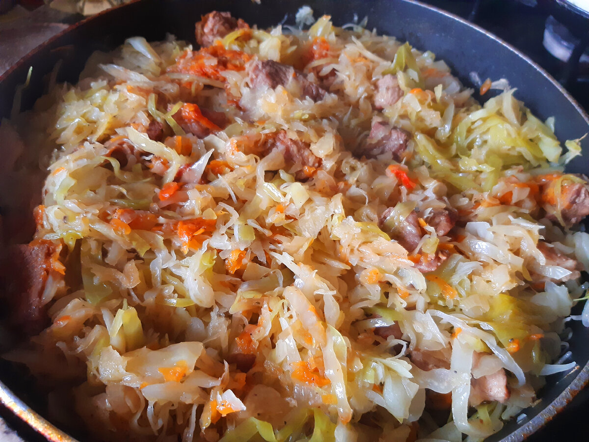 Бигус с картошкой - пошаговый рецепт приготовления с фото