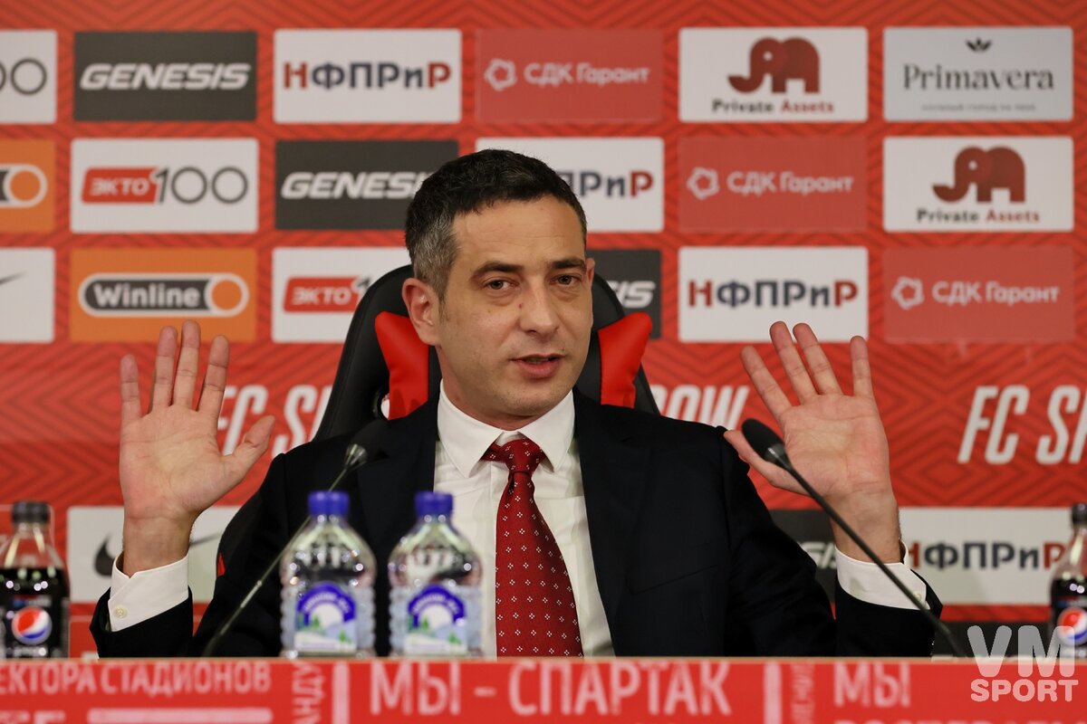 Лука Каттани, спортивный директор московского  "Спартака"
