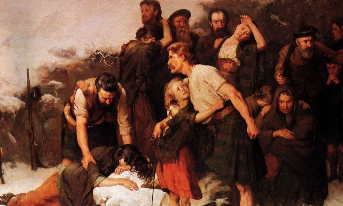 «Резня в Гленко», Джеймс Гамильтон (1853-1894)