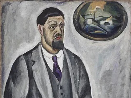     «Автопортрет в сером» Петра Кончаловского