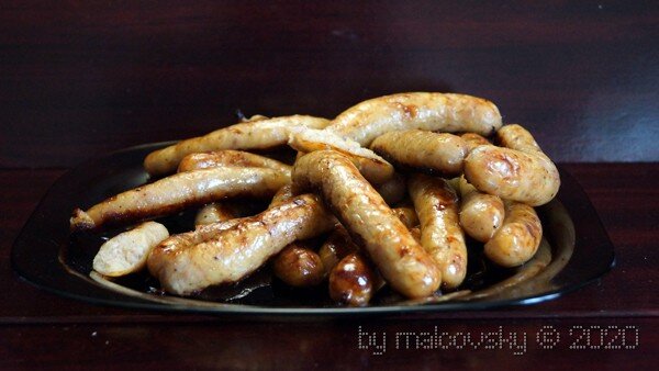 Картофельная колбаса со свининой