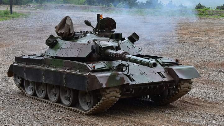 Танк M-55S армии Словении.
