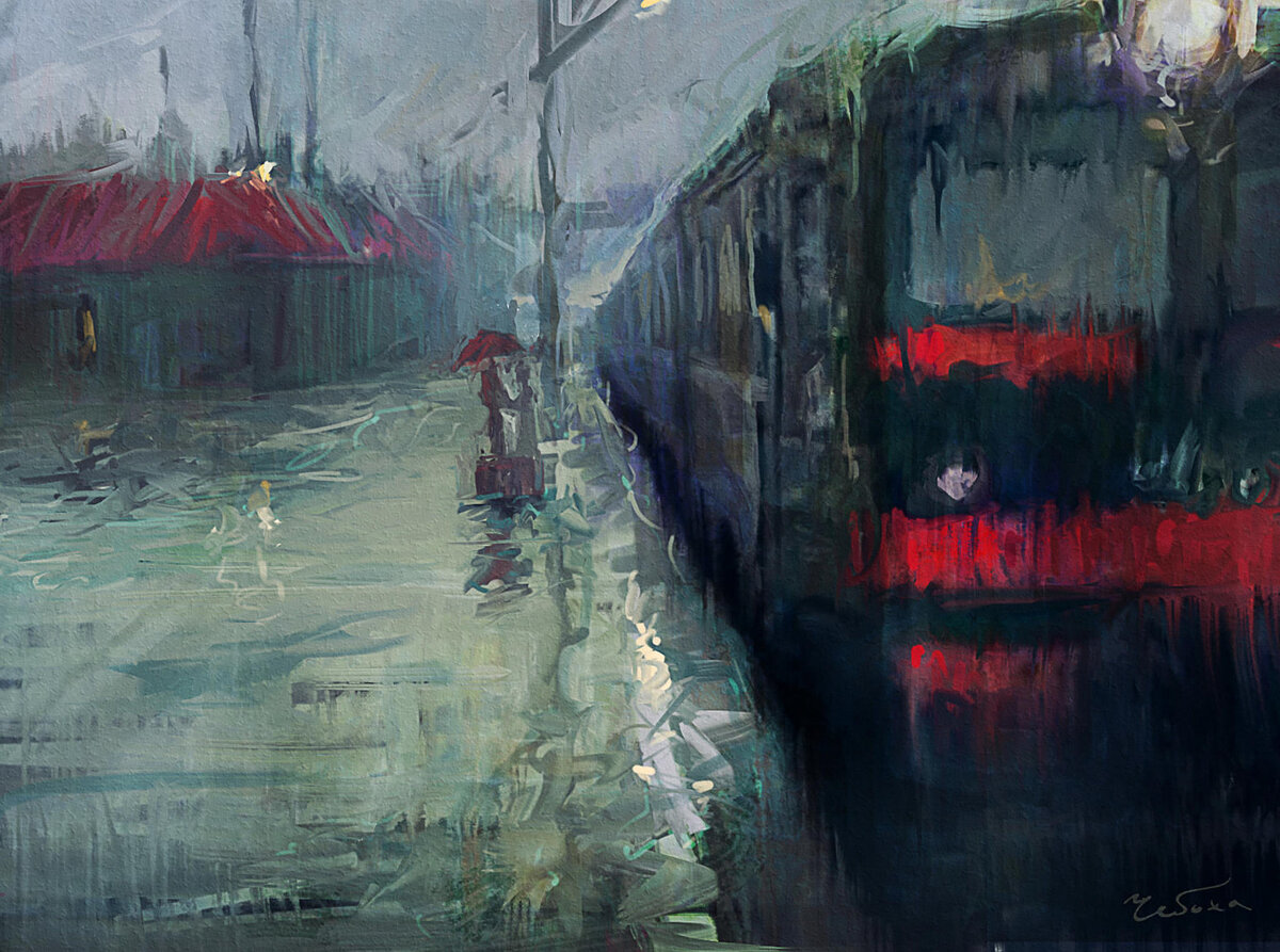 Джефф Роуланд картины поезд