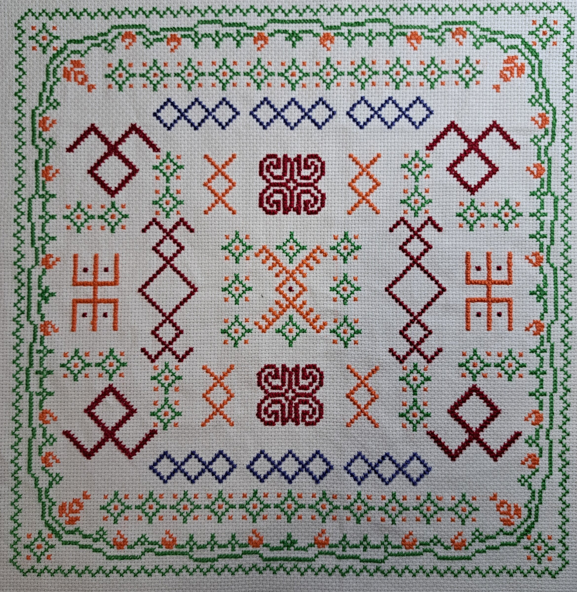 Вышивка рун схемы