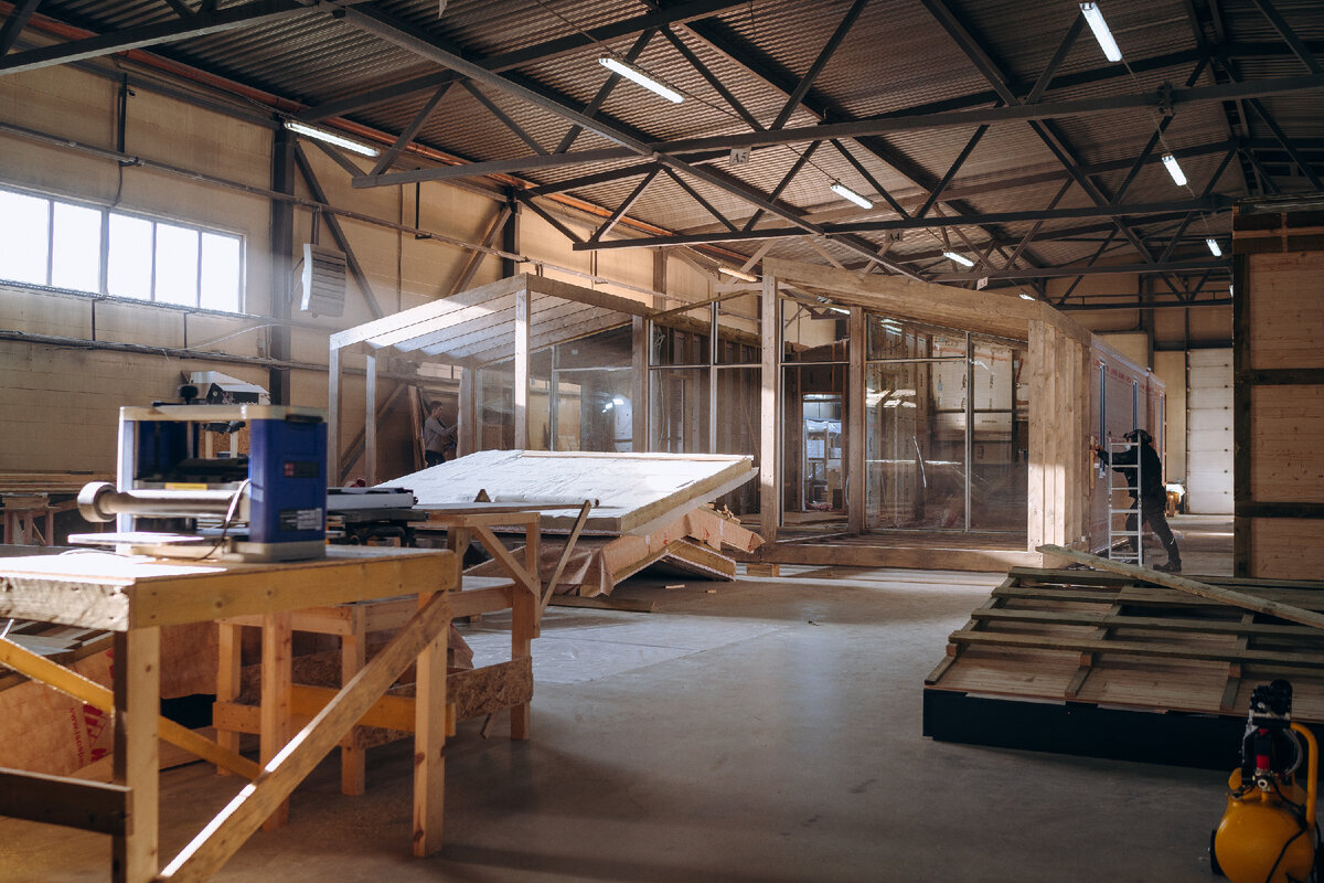 Производство  Letwood в Ленинградской области.