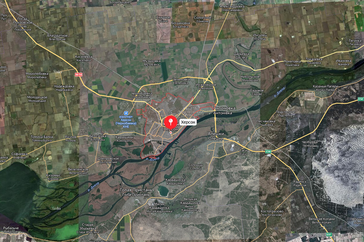     Херсон – административный центр Херсонской области находится на покидаемом российскими войсками правом берегу Днепра