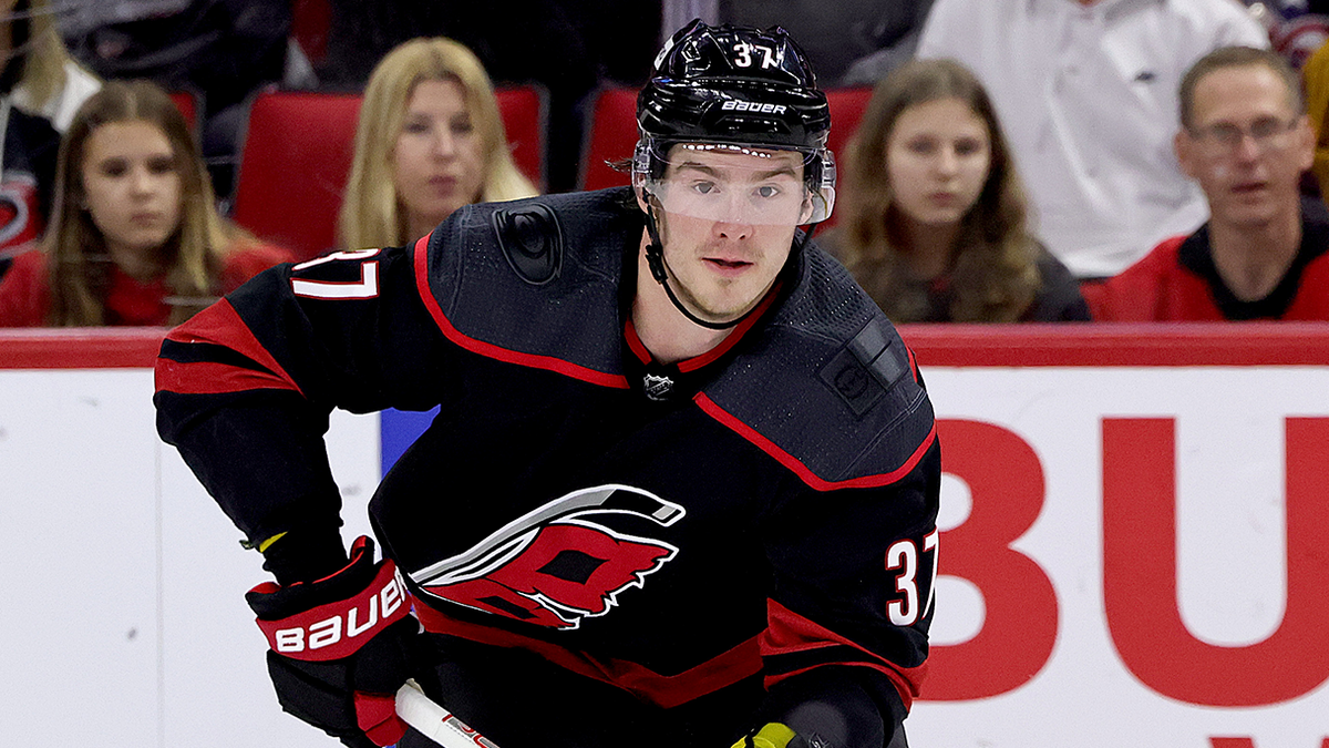    Хоккеист "Каролины Харрикейнз" Андрей Свечников © Фото : nhl.com/hurricanes