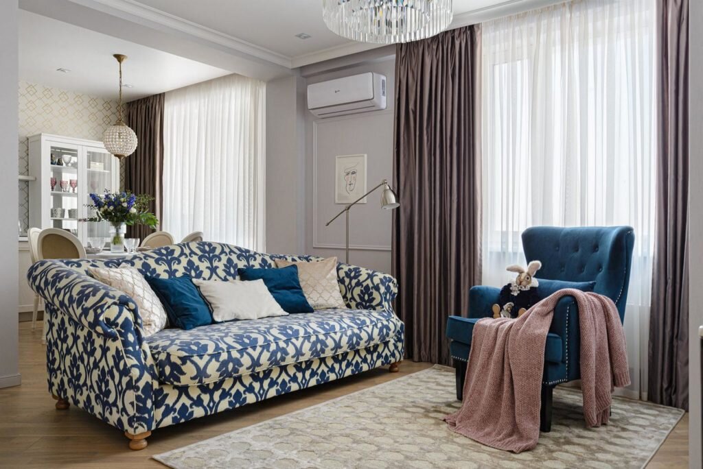 Элегантная классика и уютный прованс. Перепланировка квартиры в старом жилом фонде