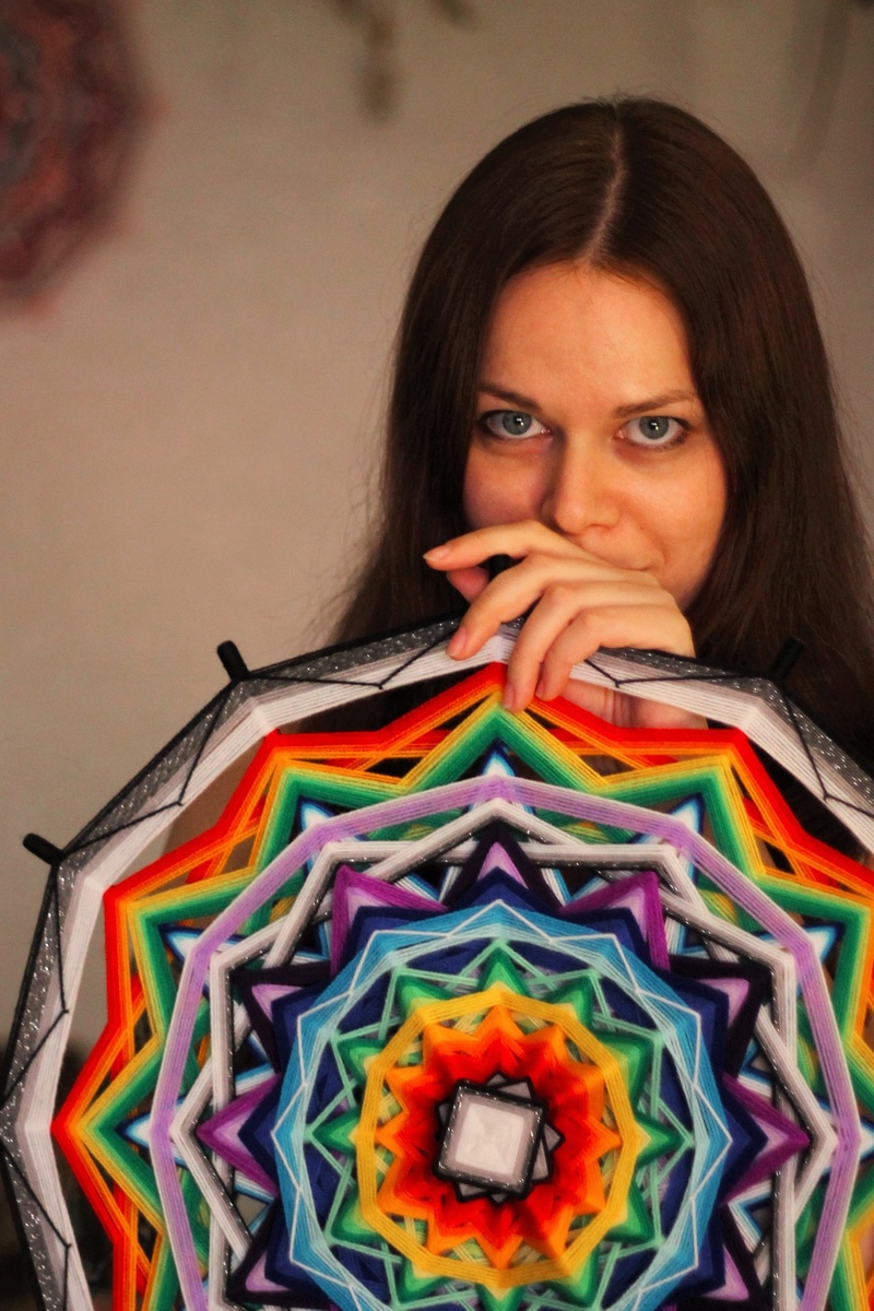 Плетеная мандала как символ вселенной