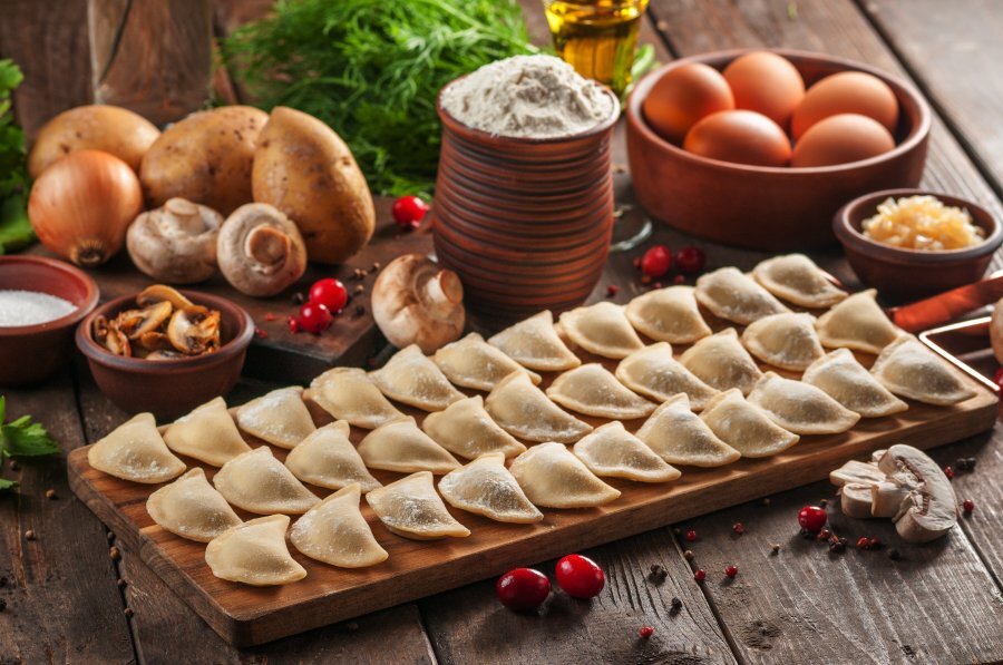 Пельмени из сухих грибов - история прошлого раскола...