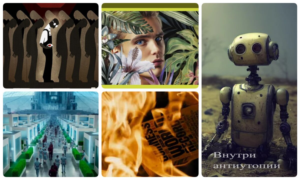 5 антиутопий, предсказавших будущее (коллаж автора)