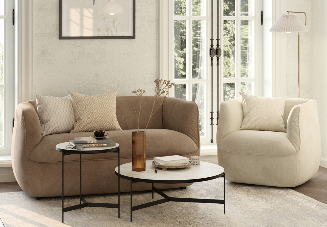 Стильный и современный диван SPIN станет акцентом в интерьере квартиры