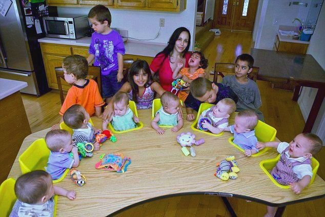 6 старших и 8 младшеньких