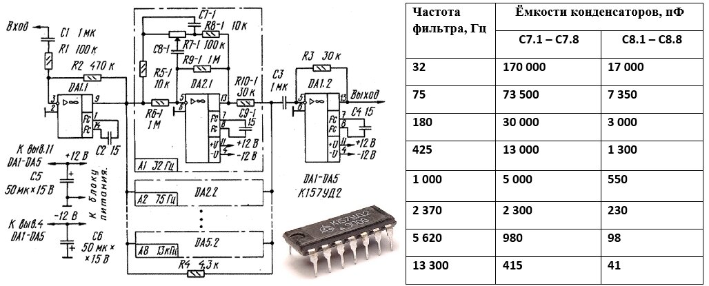 Предварительный усилитель на К157УД2