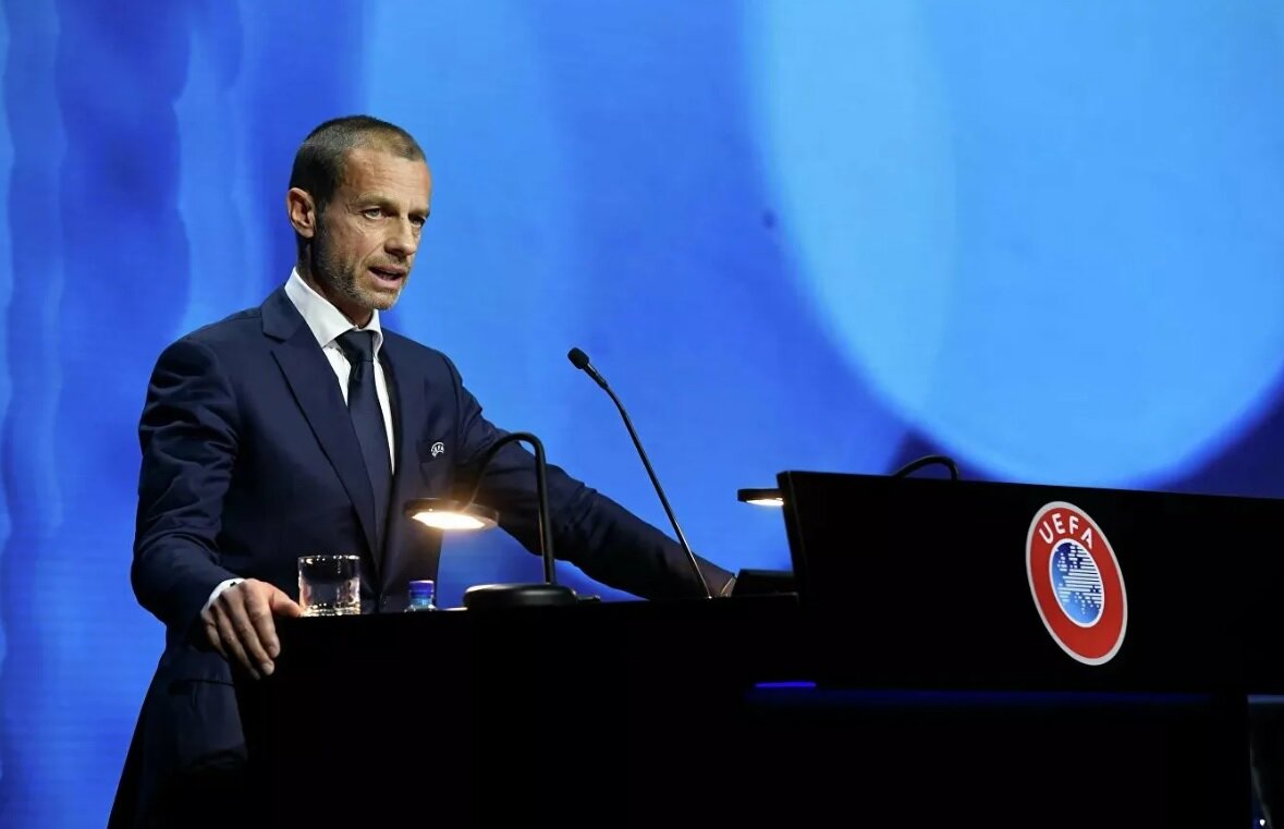 Глава УЕФА - Александер Чеферин.