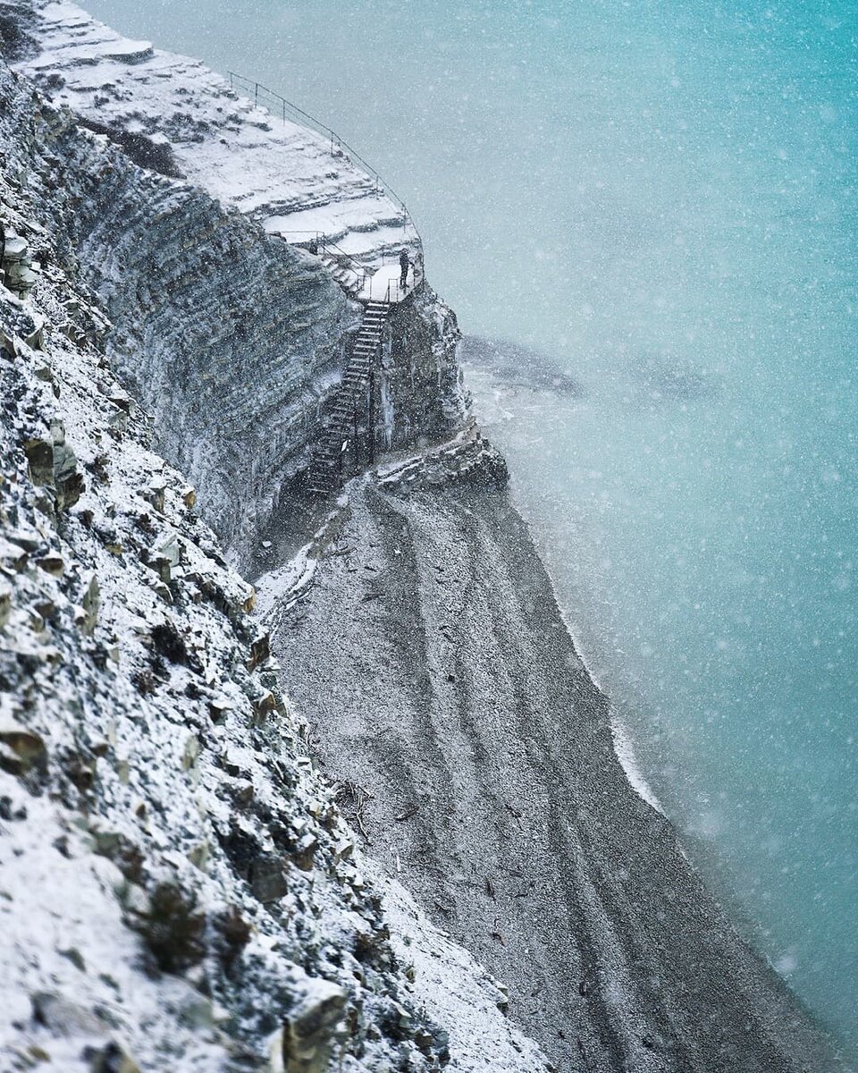 Снегопад в Сосновке